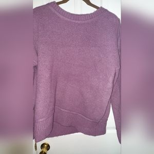 Winter purple sweater